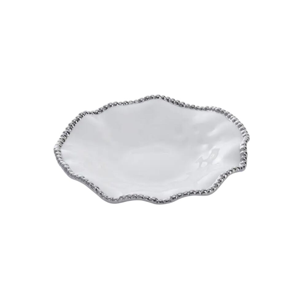 PAMPA BAY Salerno Round Serving Piece in Silver